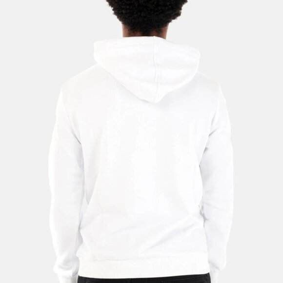 Avenue George V Paris White Hoodie Lion Rhinestone Men's Sweatshirt Small - Picture 2 of 7